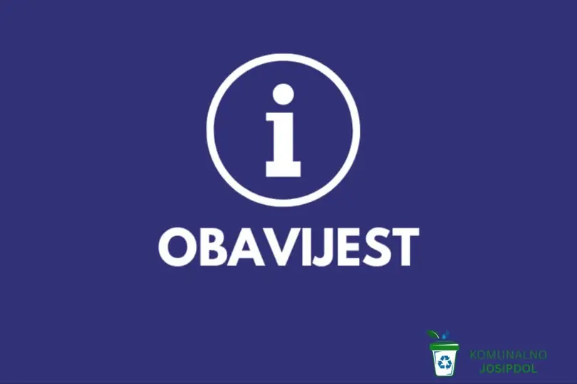 OBAVIJEST O NEODVOZU OTPADA